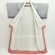 Load image into Gallery viewer, Kimono Gray Chrysanthemum Sayagata Tall Silk #9940B5