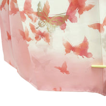 Load image into Gallery viewer, Furisode Pink Butterfly Silk #10328F1
