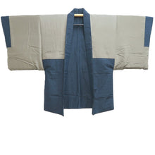 Load image into Gallery viewer, Men's Haori Vintage(1950-1980) Dark Blue Tiger Silk #10654C4