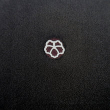 Load image into Gallery viewer, Tomesode Vintage(1920-1950) Black Hand painted Crane Birds Silk #10407A2