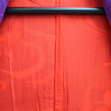Load image into Gallery viewer, Kimono Vintage(1920-1950) Purple Ryusui Sayagata Silk #10783D4