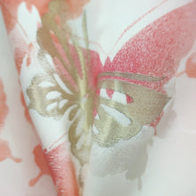 Load image into Gallery viewer, Furisode Pink Butterfly Silk #10328F1