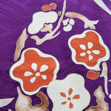 Load image into Gallery viewer, Kimono Vintage(1920-1950) Purple Ryusui Sayagata Silk #10783D4