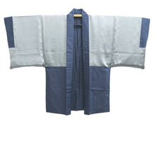 Load image into Gallery viewer, Men's Haori Vintage(1950-1980) Blue Black Eagle Wide Silk #10443A3