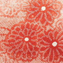 Load image into Gallery viewer, Furisode Light Red Pink Shibori Chrysanthemum Silk #10319F1