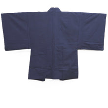Load image into Gallery viewer, Men's Haori Vintage(1950-1980) Dark Blue Black Dragon Silk #10655C4
