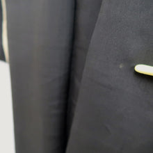 Load image into Gallery viewer, Tomesode Vintage(1920-1950) Black Crane Birds Hand painted Silk #10499B1