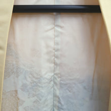 Load image into Gallery viewer, Haori Jacket Vintage(1950-1980) Pale Yellow Heian Princess Silk #10090D2