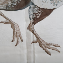 Load image into Gallery viewer, Men's Haori Vintage(1950-1980) Black Blue Ohshima Rooster Silk #10887E4