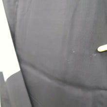 Load image into Gallery viewer, Tomesode Vintage(1920-1950) Black Crane Birds Hand painted Silk #10499B1