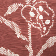Load image into Gallery viewer, Haori Jacket Vintage(1950-1980) Red Shibori Flower Silk #10105D2