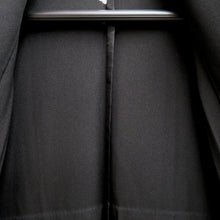 Load image into Gallery viewer, Kimono Black Hitoe Single-layer Silk #10540B3