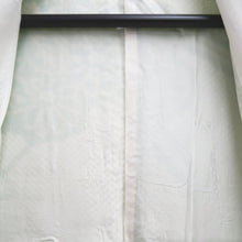 Load image into Gallery viewer, Furisode Light Green Shibori Chrysanthemum Silk #10320F1