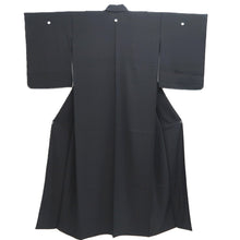 Load image into Gallery viewer, Kimono Black Hitoe Single-layer Silk #10540B3