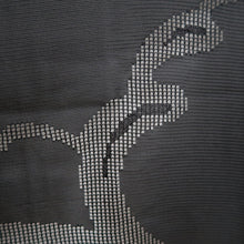 Load image into Gallery viewer, Haori Jacket Vintage(1950-1980) Black See-Through Wave Silk #9814B1