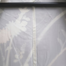 Load image into Gallery viewer, Furisode Gray Purple Peony Butterfly Tall Silk #9684J3