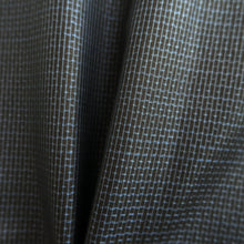 Load image into Gallery viewer, Men's Haori Vintage(1950-1980) Black Blue Ohshima Eagle Curling Wave Silk #10888E4