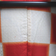 Load image into Gallery viewer, Haori Jacket Vintage(1920-1950) Yellow Blueish Purple Green Shibori Bamboo leaf Long Silk #9966C1