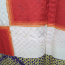 Load image into Gallery viewer, Haori Jacket Vintage(1920-1950) Yellow Blueish Purple Green Shibori Bamboo leaf Long Silk #9966C1