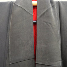 Load image into Gallery viewer, Tomesode Vintage(1920-1950) Black Crane Birds Hand painted Silk #10500B1