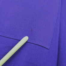 Load image into Gallery viewer, Kimono Vintage(1920-1950) Blueish Purple Crane Birds Silk #10775D4