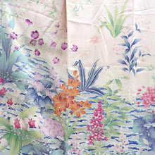 Load image into Gallery viewer, Furisode Light Pink Bellflower Wave Silk #10341F2