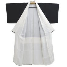 Load image into Gallery viewer, Tomesode Black Crane Birds Silk #10400A1