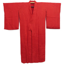 Load image into Gallery viewer, Juban Vintage(1920-1950) Red Chrysanthemum Peony Silk #10387F5