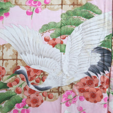 Load image into Gallery viewer, Haori Jacket Vintage(1920-1950) Magenta Tachibana Wave Silk #10743D3