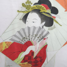 Load image into Gallery viewer, Haori Jacket Vintage(1950-1980) Lavender Gold Mountain Silk #10136D3