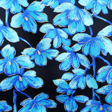 Load image into Gallery viewer, Furisode Black Hand painted Hyakka Tall Silk #9694J4