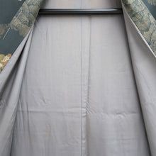 Load image into Gallery viewer, Men's Juban Vintage(1950-1980) Greenish Black Sumo Silk #10458A4