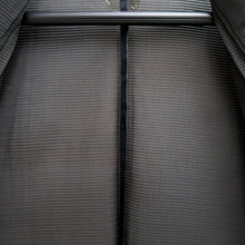 Load image into Gallery viewer, Tomesode Vintage(1920-1950) Black Wave Bellflower See-Through Silk #10501B1