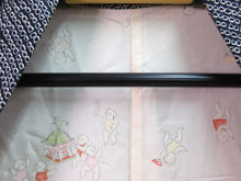 Load image into Gallery viewer, Haori Jacket Vintage 1960's Black Shibori Wild Flowers #0009