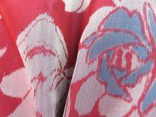 Load image into Gallery viewer, Haori Jacket Vintage 1920's Meisen Red Rose #0035