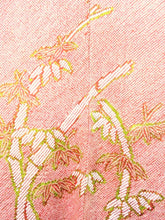 Load image into Gallery viewer, Haori Jacket Vintage 1960's Vermillion Shibori Bamboo #0020