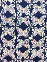 Load image into Gallery viewer, Haori Jacket Blue Butterflys #0028