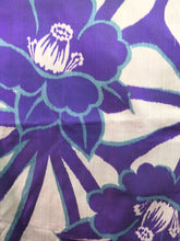 Load image into Gallery viewer, Haori Jacket Vintage 1920's Meisen Purple Camellia #0011