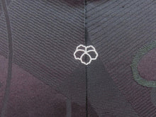 Load image into Gallery viewer, Haori Jacket Vintage 1960's Black Peony & Chrysanthemum #0040