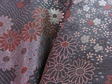 Load image into Gallery viewer, Haori Jacket Vintage 1960's Black Old Nostalgic Flower Garden #0018