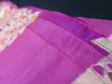 Load image into Gallery viewer, MKF#194 Silk Kimono Fabric Vintage(1920-1950) Meisen Branch Purple 57.1x12.6in(145x32cm)