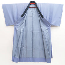 Load image into Gallery viewer, Men's Juban Blueish Gray Mt. Fuji Castle Samurai Silk #9476G4