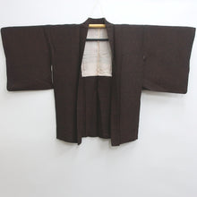 Load image into Gallery viewer, Haori Jacket Vintage(1950-1980) Black Gold Silver Chrysanthemum Silk #8943C1