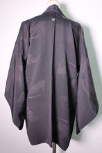 Load image into Gallery viewer, Haori Jacket Vintage(1950-1980) Black Heian Princess Silk #8683J1