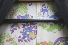 Load image into Gallery viewer, Haori Jacket Vintage(1950-1980) Black Heian Princess Silk #8683J1