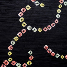 Load image into Gallery viewer, Haori Jacket Vintage(1950-1980) Black Karakusa Shibori Silk #9501H1