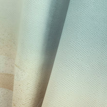 Load image into Gallery viewer, Kimono Blueish Gray Chrysanthemum Bellflower Silk #9325F3