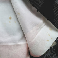 Load image into Gallery viewer, Haori Jacket Vintage(1950-1980) Black Silver Abstract art Silk #9566H3