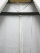 Load image into Gallery viewer, Kimono Light Gray Chrysanthemum Sayagata Tsukesage Silk #8248B5