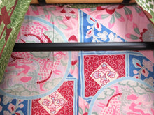 Load image into Gallery viewer, Haori Jacket Vintage(1920-1950) Long Type Naga-baori Moss Green Chrysanthemum #130